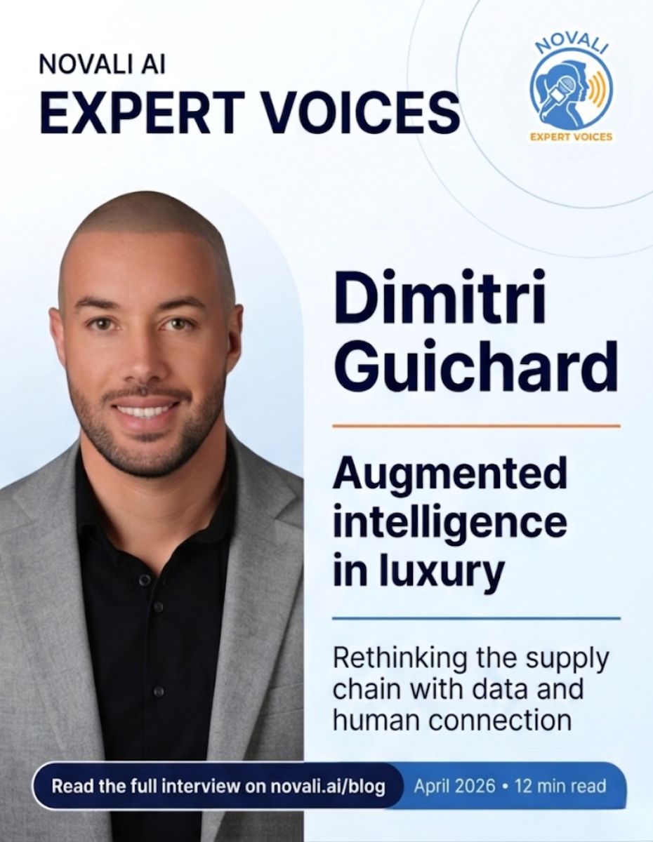 Dimitri Guichard featured in Novali AI interview