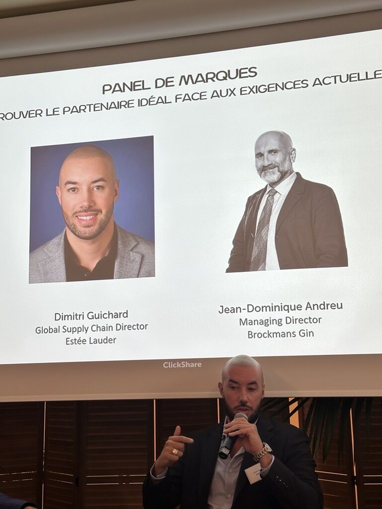Dimitri Guichard speaking at an industry event